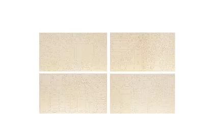 Drevený nábytok do domčeka pre bábiky