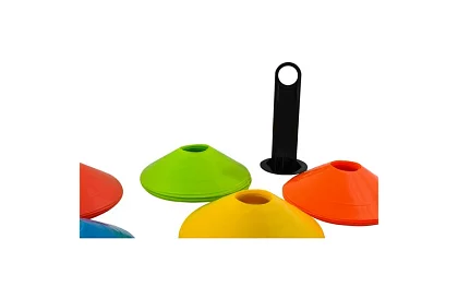 Tréningové farebné kužele – 50 kusov