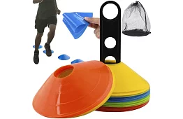 Tréningové farebné kužele – 50 kusov