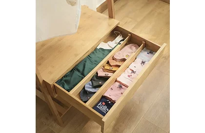 Nastaviteľné organizéry do zásuviek — sada 4 kusov