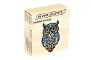 Drevené puzzle sova - 177 dielov - 38 x 21,5 cm