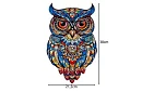 Drevené puzzle sova - 177 dielov - 38 x 21,5 cm