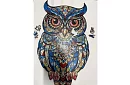 Drevené puzzle sova - 177 dielov - 38 x 21,5 cm