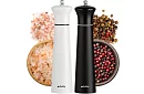 Ručné mlynčeky na korenie 2 kusy - Black and White