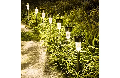 Solárne záhradné svetlá – sada 10 kusov