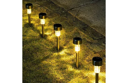 Solárne záhradné svetlá – sada 10 kusov