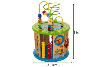 Drevená vzdelávacia hračka - mnoho funkcií a hier