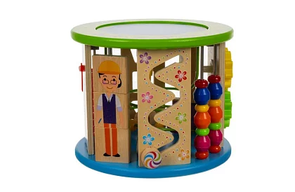 Drevená vzdelávacia hračka - mnoho funkcií a hier