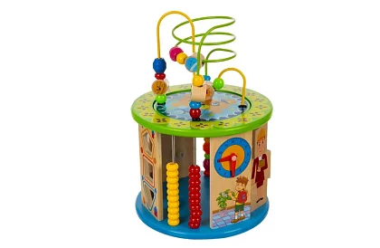 Drevená vzdelávacia hračka - mnoho funkcií a hier