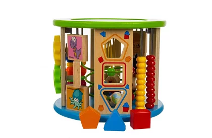 Drevená vzdelávacia hračka - mnoho funkcií a hier