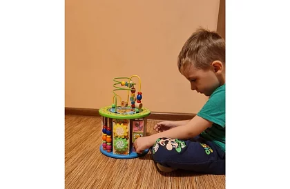 Drevená vzdelávacia hračka - mnoho funkcií a hier