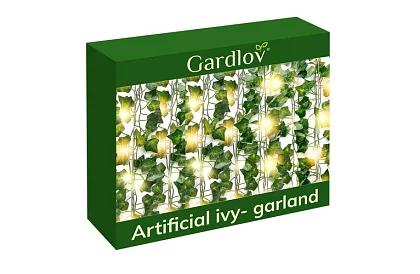 Umelý brečtan s LED osvetlením - dĺžka 25m