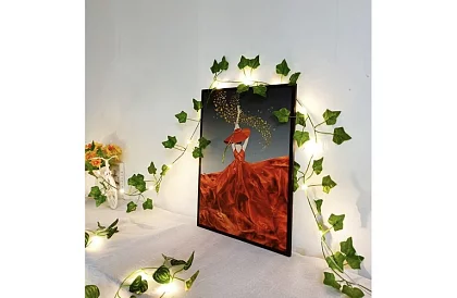 Umelý brečtan s LED osvetlením - dĺžka 25m