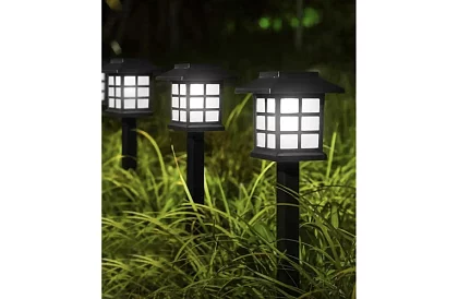 Solárne záhradné lampy – lampy 6 kusov v sade