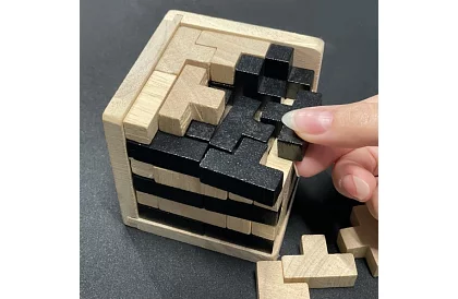 Drevená skladacia hádanka - Tetris