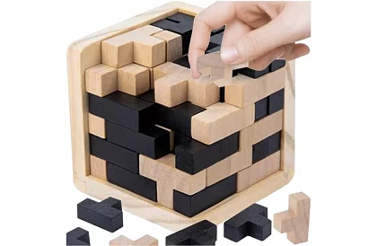 Drevená skladacia hádanka - Tetris