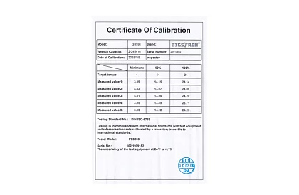 Momentový kľúč 1/4 s aretáciou - 2-24 Nm v puzdre