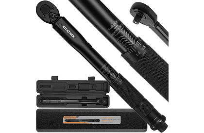 Momentový kľúč 1/4 s aretáciou - 2-24 Nm v puzdre