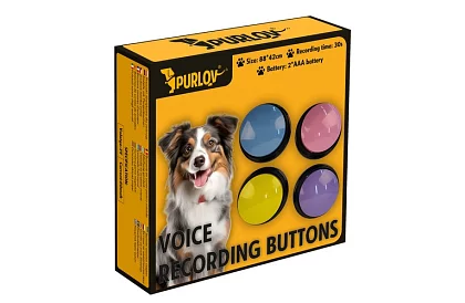 Nahrávacie hovoriace tlačidlá pre psa – komunikačný tréning doma