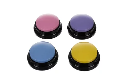 Nahrávacie hovoriace tlačidlá pre psa – komunikačný tréning doma