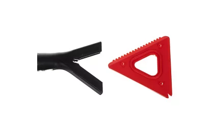 Teleskopická škrabka na ľad a kefa na sneh