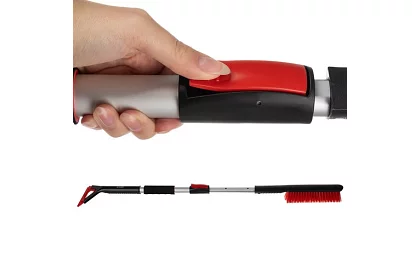 Teleskopická škrabka na ľad a kefa na sneh