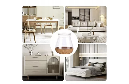 Ochranné návleky na stoličku proti poškriabaniu podlahy – 4 ks