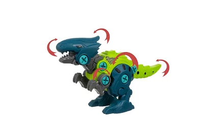 Šróbovacia stavebnica – dinosaury 4 v 1