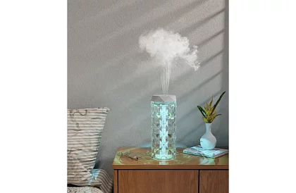 Zvlhčovač vzduchu a nočná lampa 2v1