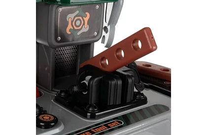 Detská dielňa stôl s náradím a kufríkom