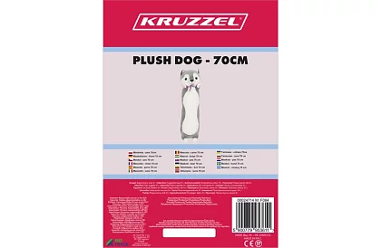 Dlhý plyšový pes – 70 cm