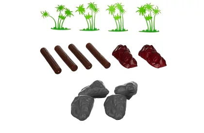 Plastové zvieratká – 48 zvieratiek v kufríku