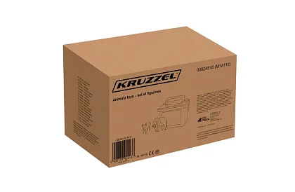 Plastové zvieratká – 48 zvieratiek v kufríku