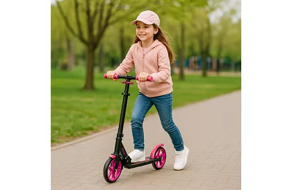 Skladacia kolobežka Spidoo pre deti - ružová