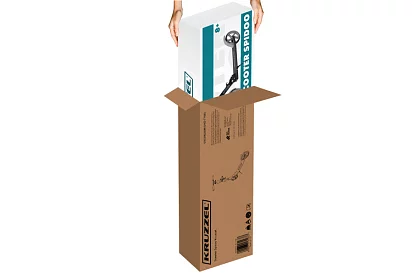 Skladacia kolobežka Spidoo pre deti - čierna