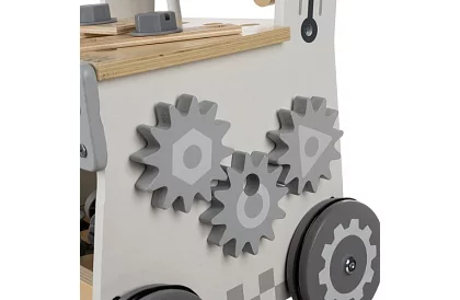 Detská dielňa s drevenými nástrojmi 3 v 1