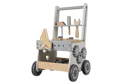 Detská dielňa s drevenými nástrojmi 3 v 1