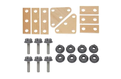 Detská dielňa s drevenými nástrojmi 3 v 1