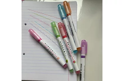 Dekoračné fixy na vytváranie vzorov - sada 6 ks