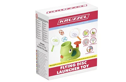 Odpaľovač lietajúcich diskov - vzdušná hračka pre deti