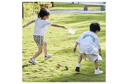 Odpaľovač lietajúcich diskov - vzdušná hračka pre deti