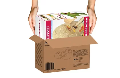 Dinozauří vajce 15 cm - malý archeológ