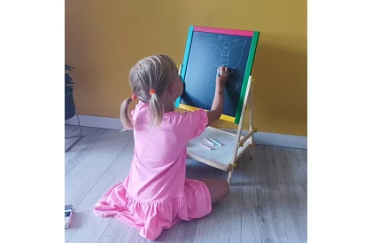 Obojstranná tabuľa – magnetická a kriedová