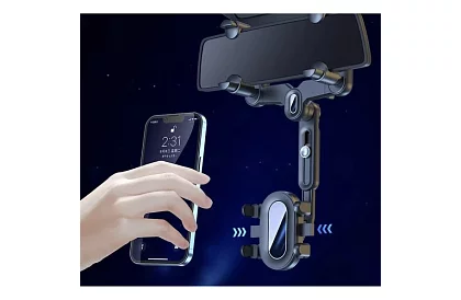 Držiak telefónu na spätné zrkadlo