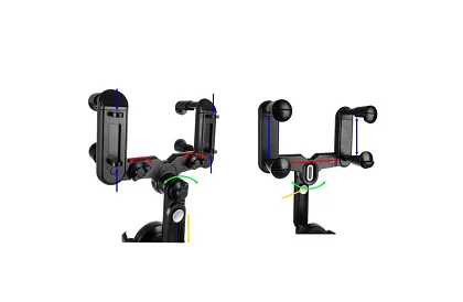 Držiak telefónu na spätné zrkadlo