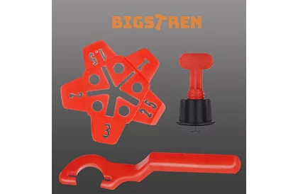 Vyrovnávací systém na obklady – 100 klipov + 50 hviezd + 2 kľúče