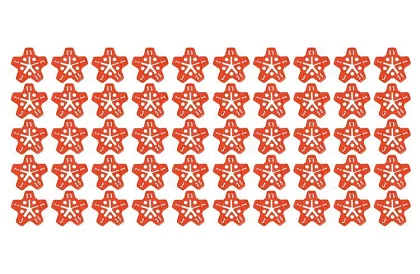 Vyrovnávací systém na obklady – 100 klipov + 50 hviezd + 2 kľúče