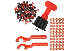 Vyrovnávací systém na obklady – 100 klipov + 50 hviezd + 2 kľúče