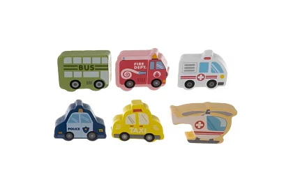 Drevené kocky mesto 100 ks s podložkou a triedičom tvarov