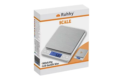 Digitálna kuchynská váha do 500 g – presnosť 0,01 g